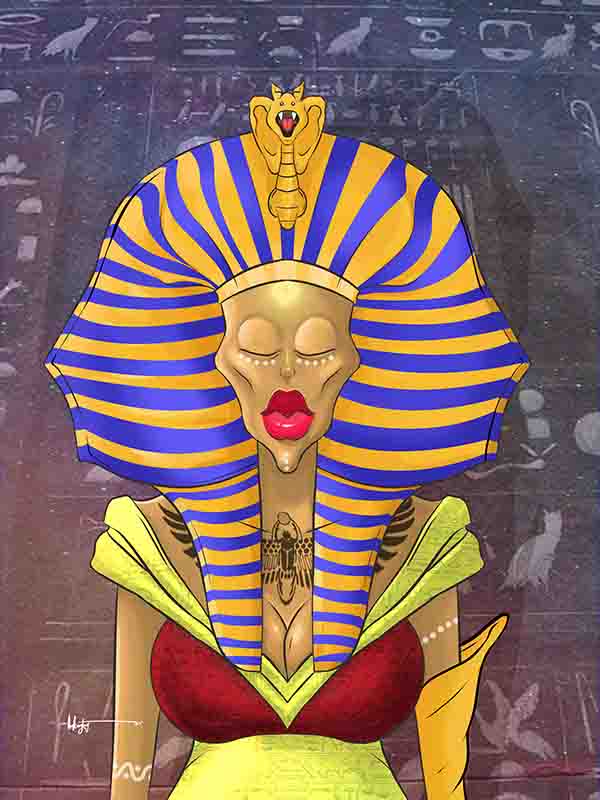 Cleopatra painting by Thekingiszy