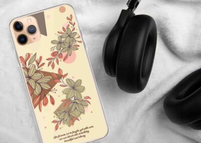 Flower and Life Clear Case for iPhone