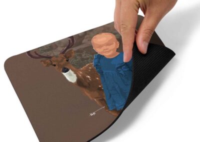 Little Mary and the Deer Mouse pad