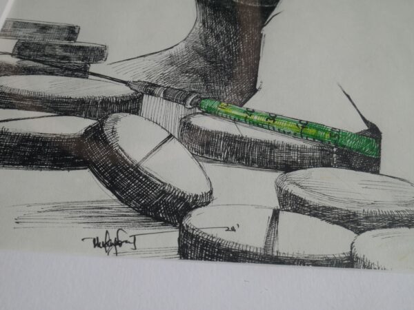 Addiction 2 – When the Shadows Win - Original Pen art