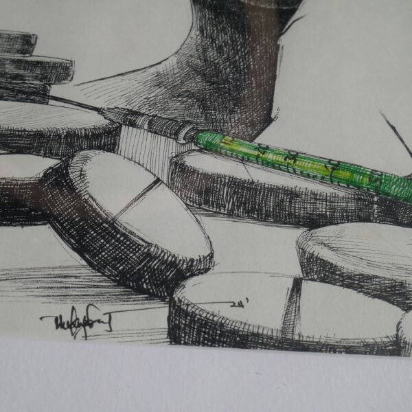 Addiction 2 – When the Shadows Win - Original Pen art
